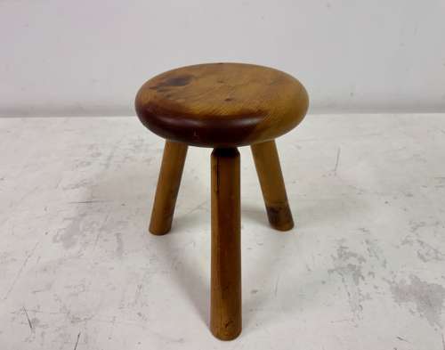 1960s Dutch Pine Stool