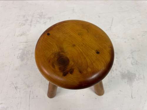 1960s Dutch Pine Stool