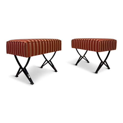 Pair of 1950s Italian Stools by Gianni Moscatelli for Formanova