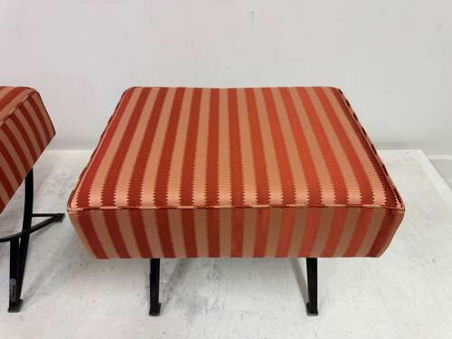 Pair of 1950s Italian Stools by Gianni Moscatelli for Formanova