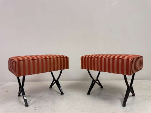 Pair of 1950s Italian Stools by Gianni Moscatelli for Formanova