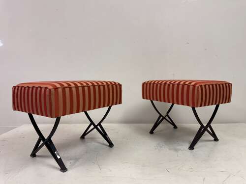 Pair of 1950s Italian Stools by Gianni Moscatelli for Formanova