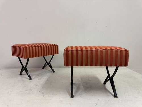 Pair of 1950s Italian Stools by Gianni Moscatelli for Formanova