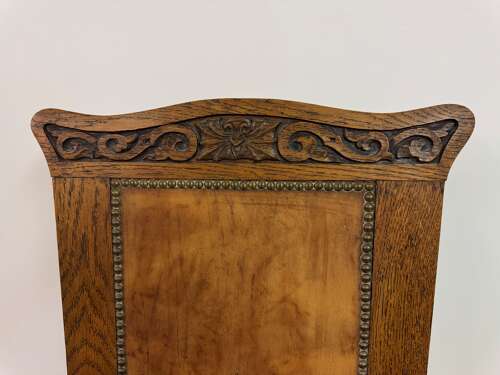 Arts and Crafts Oak Studio Chair by Arthur Simpson of Kendal, circa 1910