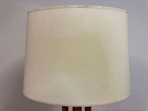 Pine Table Lamp with Rod Base, 1970s–1980s