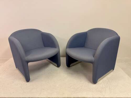 Pair of Ben Chairs by Pierre Paulin for Artifort