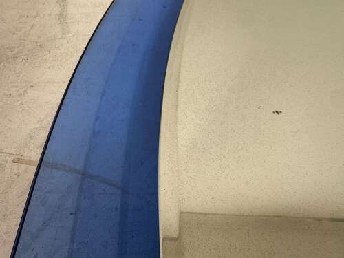 Blue Glass Mirror, Italy 1970s