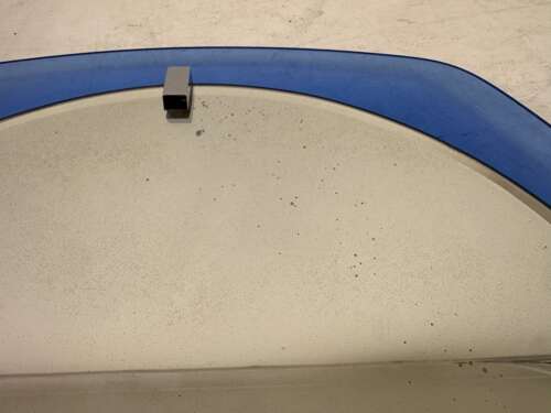 Blue Glass Mirror, Italy 1970s