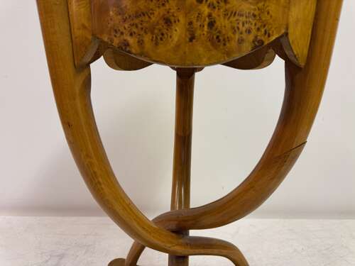 Early 20th Century Italian Burr Wood Occasional Table