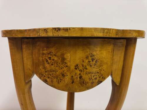 Early 20th Century Italian Burr Wood Occasional Table