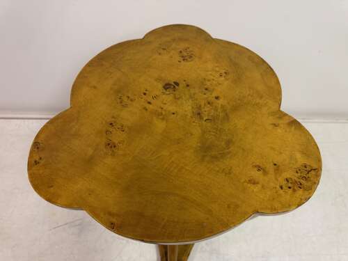 Early 20th Century Italian Burr Wood Occasional Table