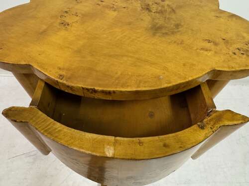 Early 20th Century Italian Burr Wood Occasional Table