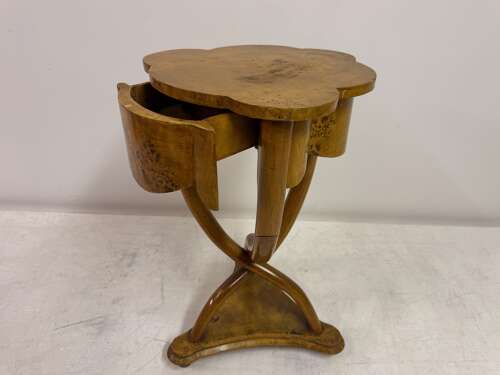Early 20th Century Italian Burr Wood Occasional Table
