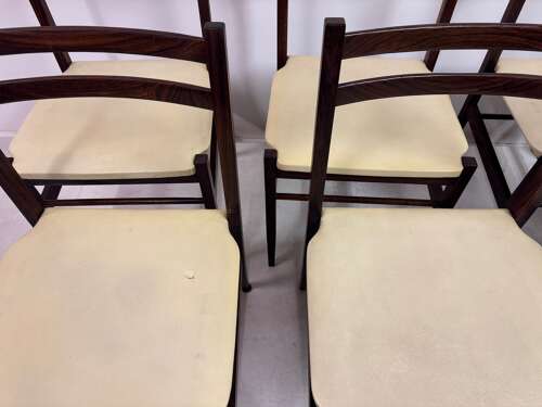 Set of Eight Mid Century Italian Dining Chairs