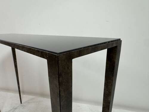 Forged Steel Console Table in the Style of Jean Michel Frank