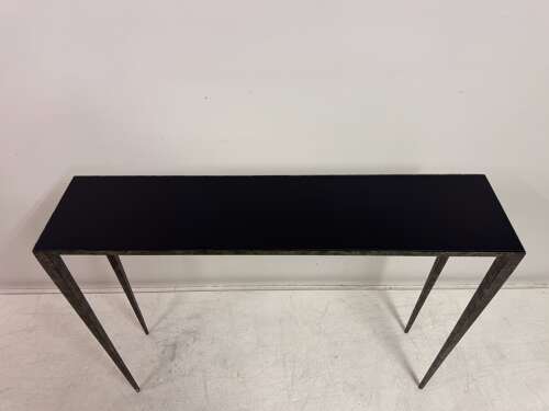Forged Steel Console Table in the Style of Jean Michel Frank