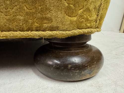 1930s Danish Curved Banana Sofa