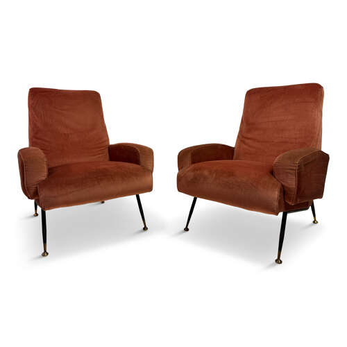 Pair of 1960s Italian Armchairs