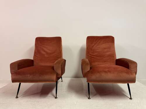 Pair of 1960s Italian Armchairs