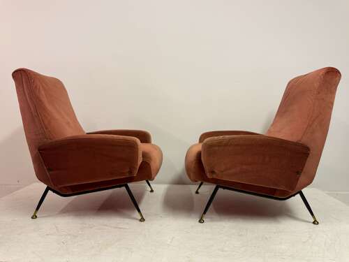 Pair of 1960s Italian Armchairs