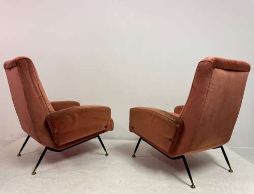 Pair of 1960s Italian Armchairs
