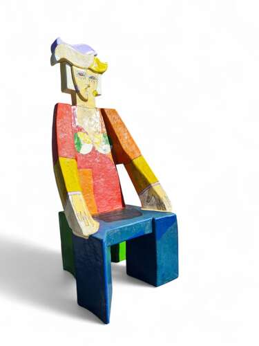 Sculptural Chair and Table by Ludo Huys