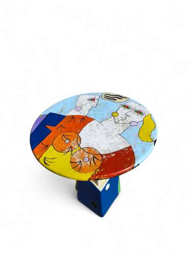 Sculptural Chair and Table by Ludo Huys