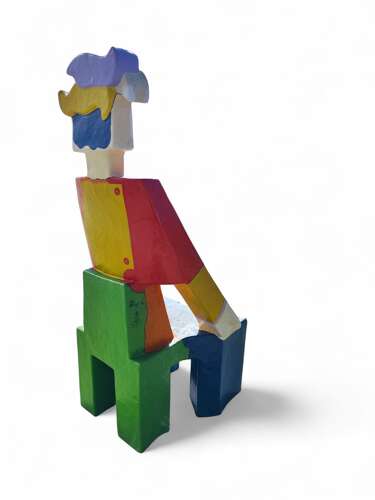 Sculptural Chair and Table by Ludo Huys