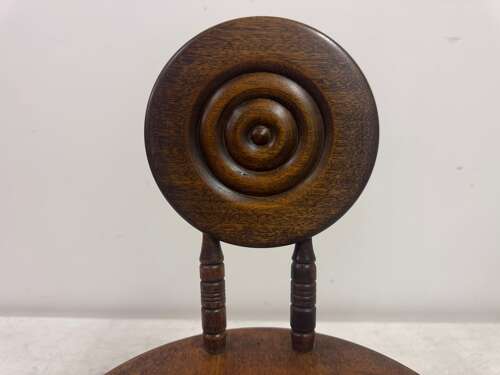 French Carved Oak Chair in the Style of Charles Dudouyt
