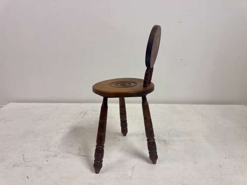 French Carved Oak Chair in the Style of Charles Dudouyt