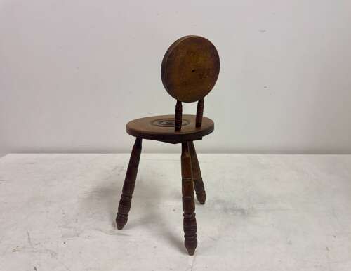 French Carved Oak Chair in the Style of Charles Dudouyt