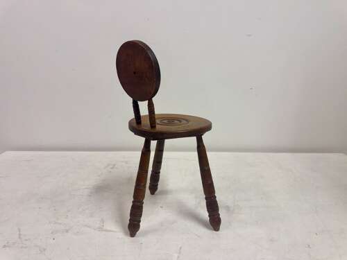 French Carved Oak Chair in the Style of Charles Dudouyt