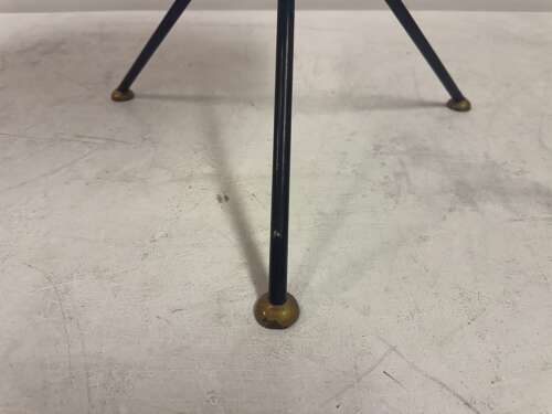 1970s Folding Metal Table in the Style of Christian Dior