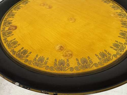 1970s Folding Metal Table in the Style of Christian Dior