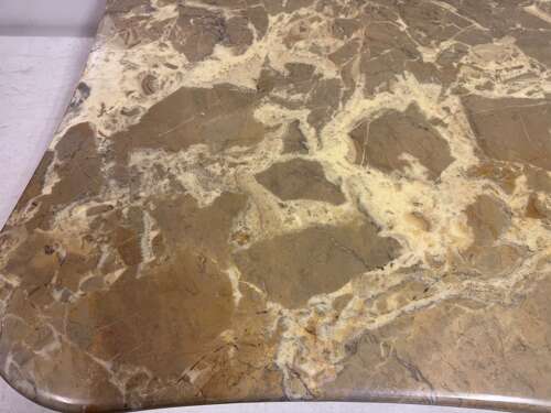 1970s Italian Biomorphic Square Marble Table