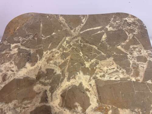 1970s Italian Biomorphic Square Marble Table