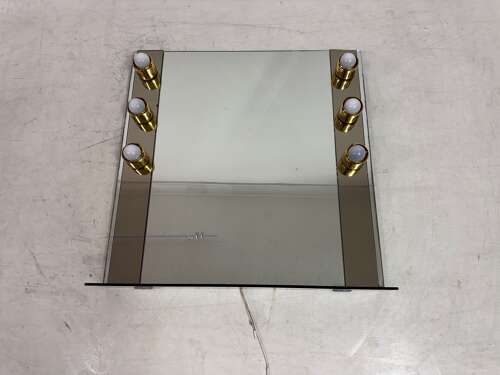 1970s Italian Hollywood Dressing Room Vanity Mirror with Lights by ISA