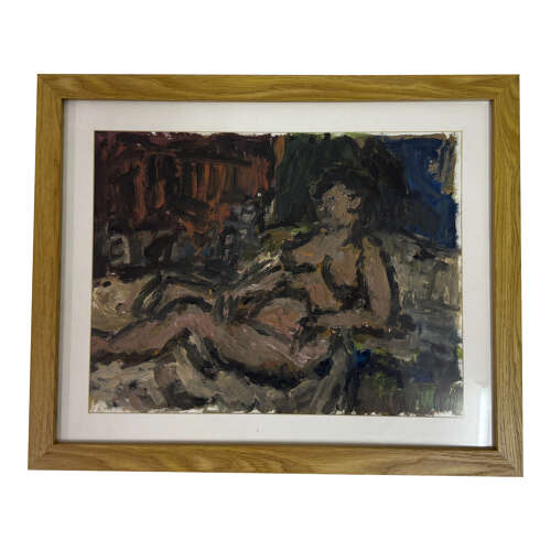 'Pink Nude', Oil Painting By Barry De More (Yorkshire 1948 2023):
