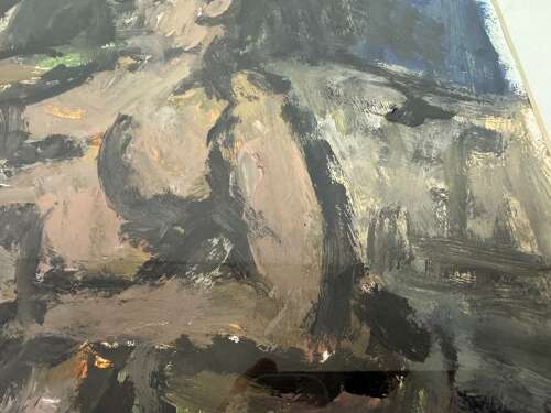 'Pink Nude', Oil Painting By Barry De More (Yorkshire 1948 2023):