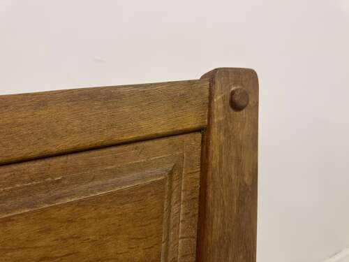 1960s Solid Oak Bench by De Puydt, Belgium