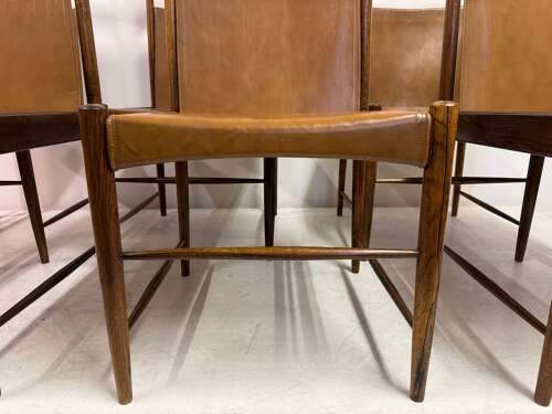 Set of Six 1950s Cantu Dining Chairs by Sergio Rodrigues